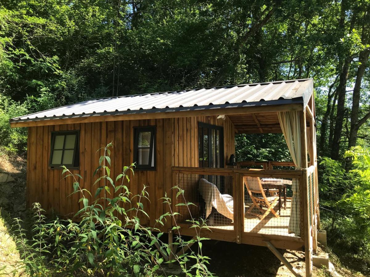 Camping-Gites Au Songe Du Valier Seix Exterior foto