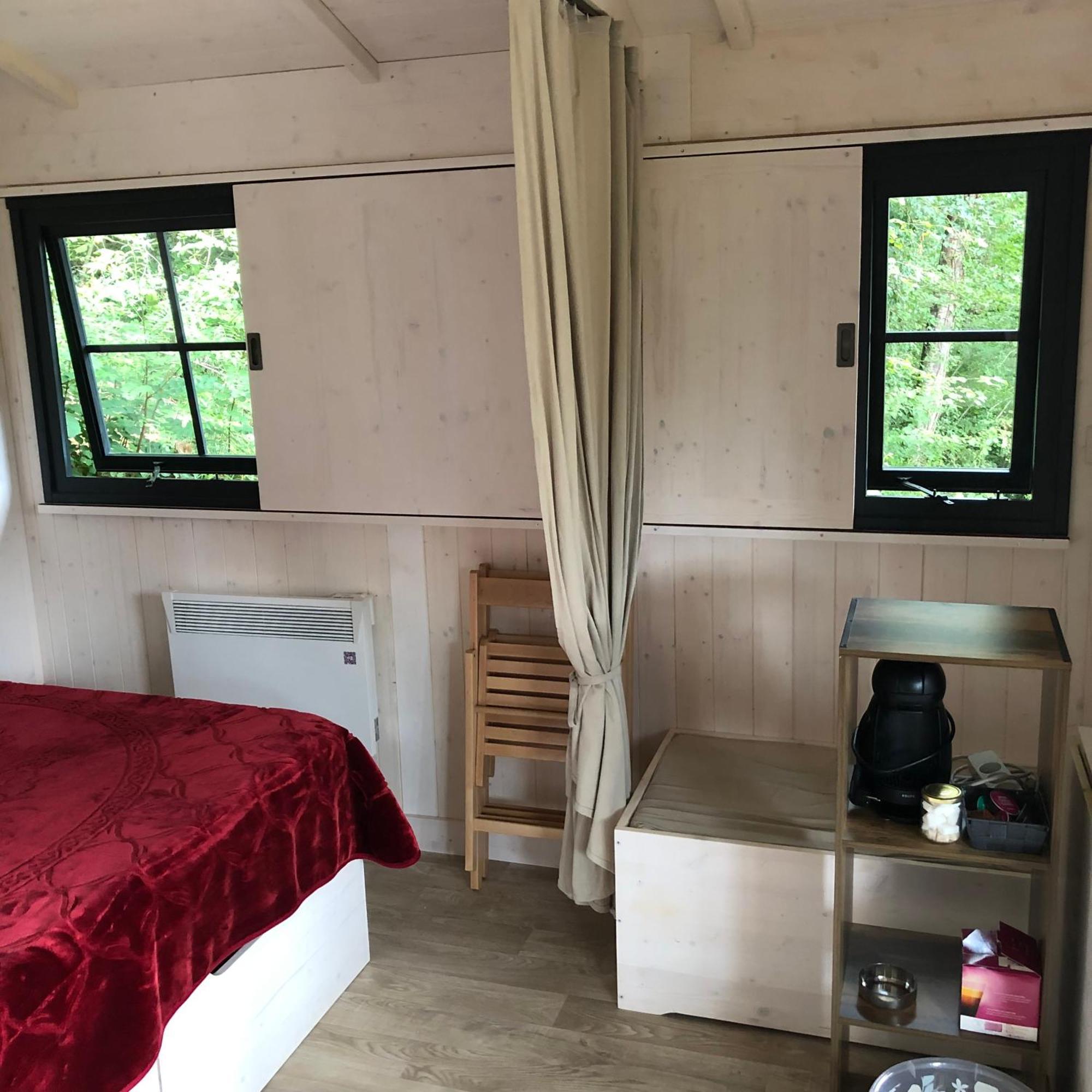 Camping-Gites Au Songe Du Valier Seix Zimmer foto